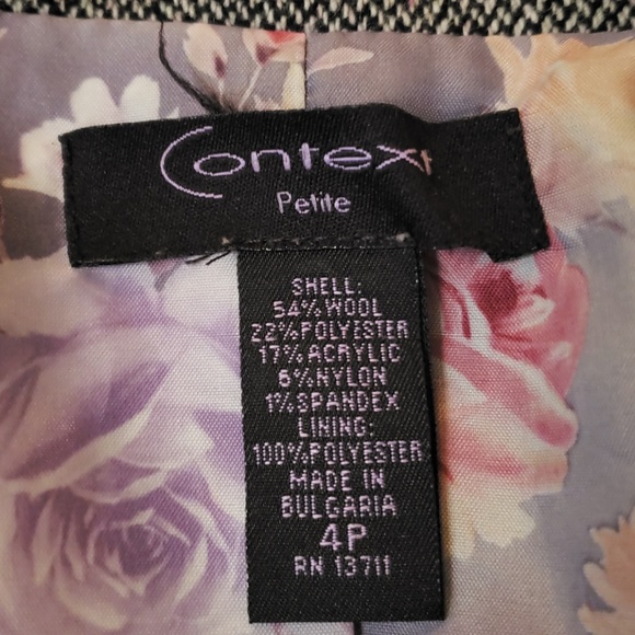 Gray wool blend blazer - Picture 4 of 6